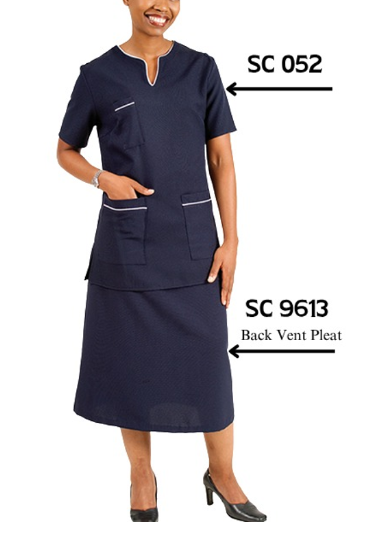 9613 Skirt: Back Vent Pleat